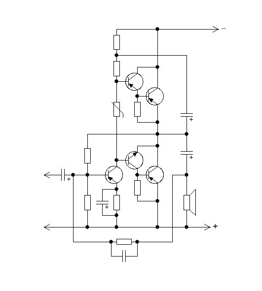 Усилитель лина схема