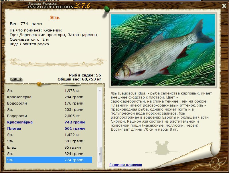 РУССКАЯ РЫБАЛКА Installsoft Edition 