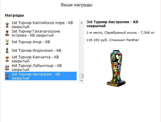 турниры • РУССКАЯ РЫБАЛКА