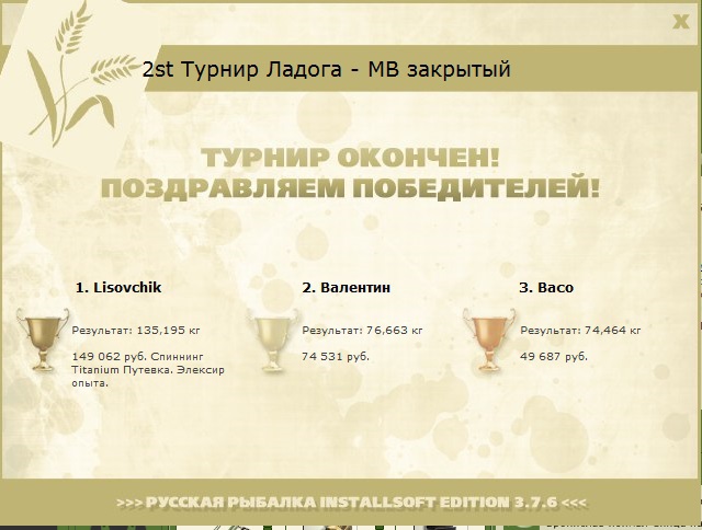  Максимальный Вес • Praise-турниры • РУССКАЯ РЫБАЛКА