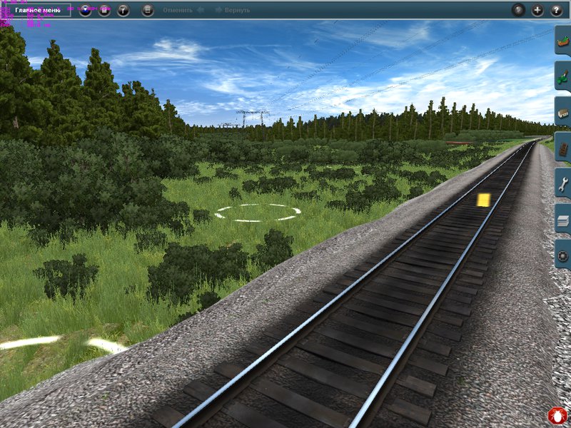 Карта сквозь горы для trainz 2012