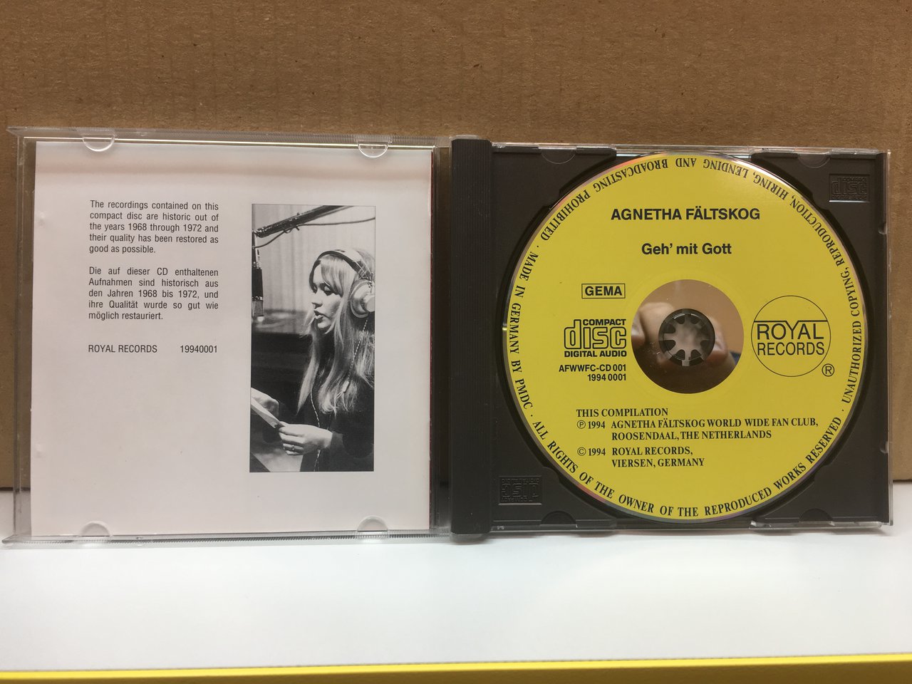  First Press CD