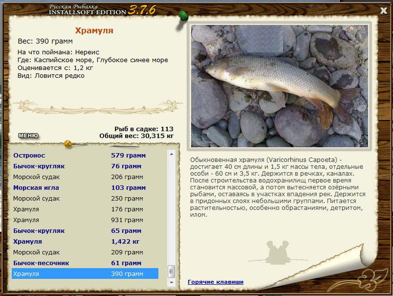 РУССКАЯ РЫБАЛКА Installsoft Edition 