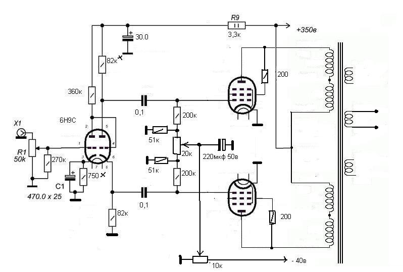 Качественный УНЧ из ТУ-100 (ТУ-50)