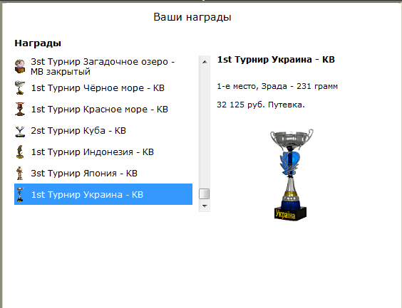 турниры • РУССКАЯ РЫБАЛКА