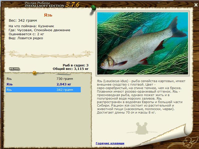 РУССКАЯ РЫБАЛКА Installsoft Edition 