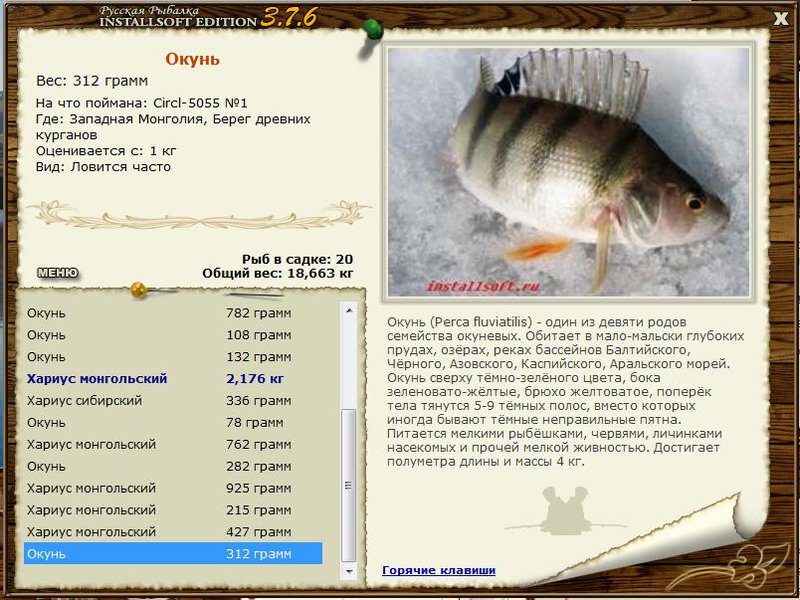 РУССКАЯ РЫБАЛКА Installsoft Edition 