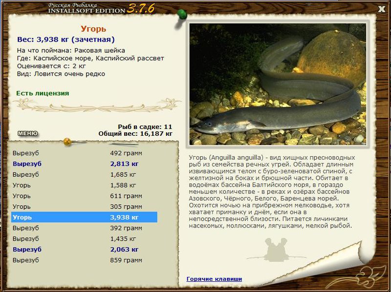 РУССКАЯ РЫБАЛКА Installsoft Edition 
