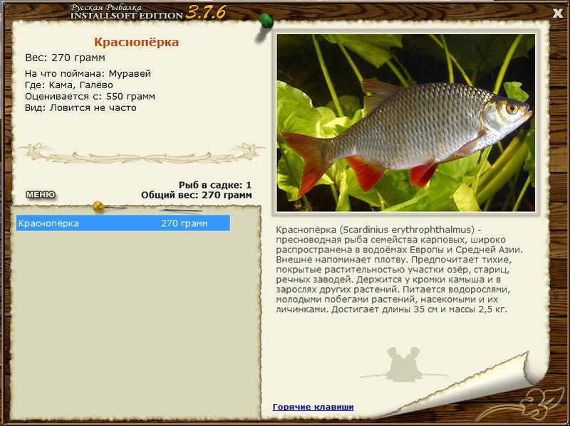 РУССКАЯ РЫБАЛКА Installsoft Edition 