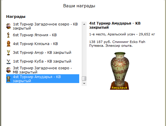 турниры • РУССКАЯ РЫБАЛКА
