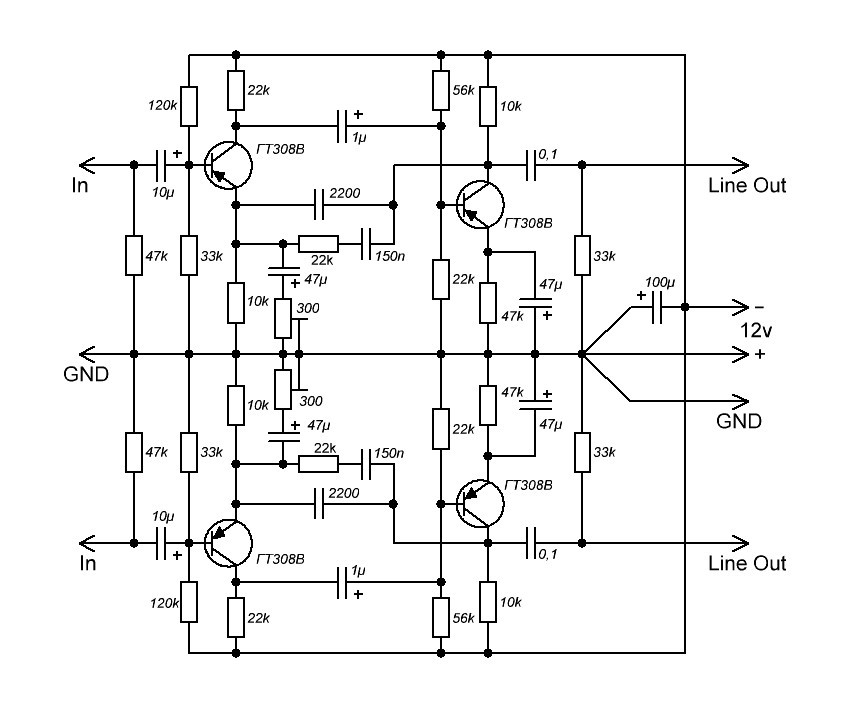 Унч на гт403 схема