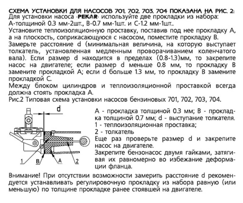 Бензонасос ваз 2106 схема