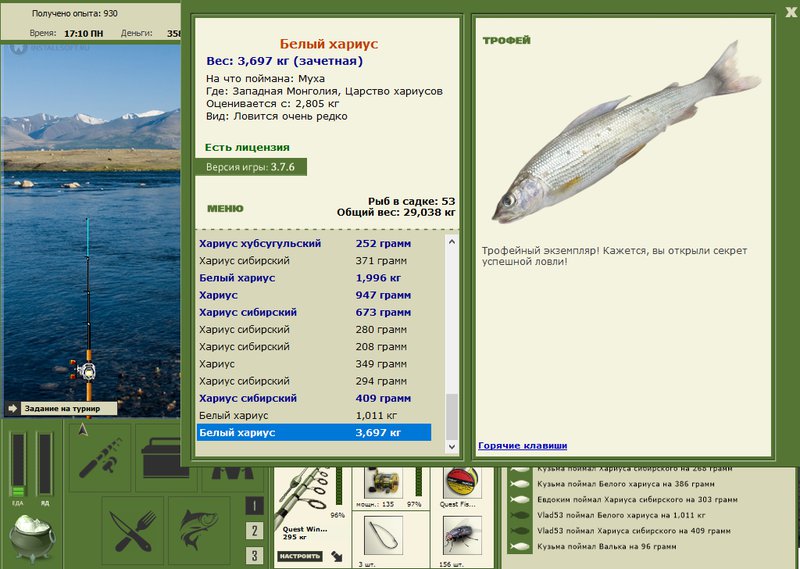 Царство хариусов 