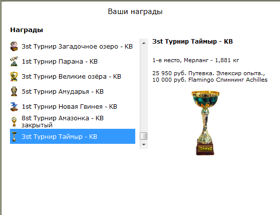 турниры • РУССКАЯ РЫБАЛКА