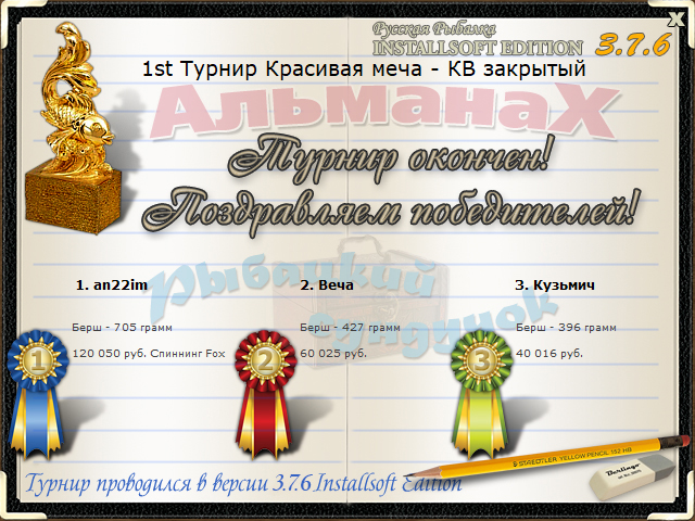турниры • РУССКАЯ РЫБАЛКА
