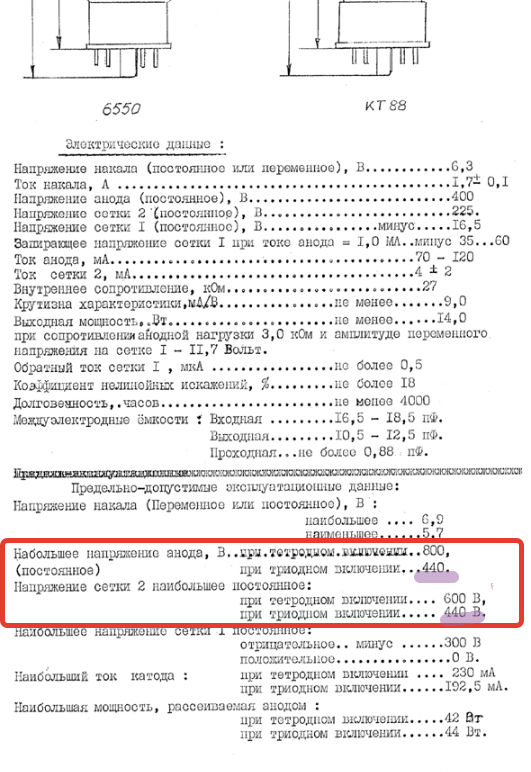 Трансформаторы лампового УНЧ