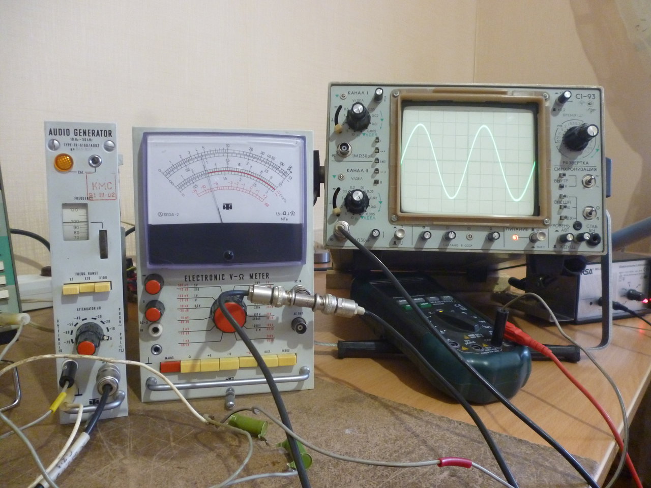 Восстановление измерительного комплекса TR-0157/K008