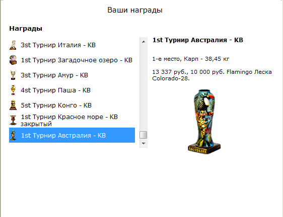 турниры • РУССКАЯ РЫБАЛКА