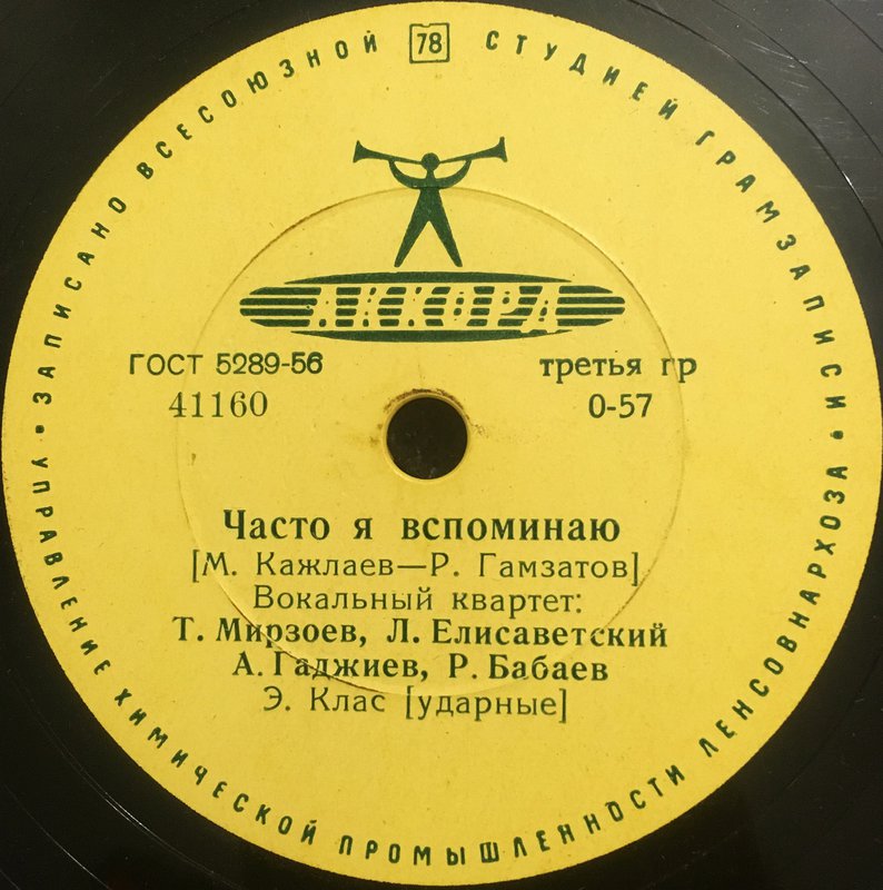  Шеллак&Co или довиниловый период в России и СССР.