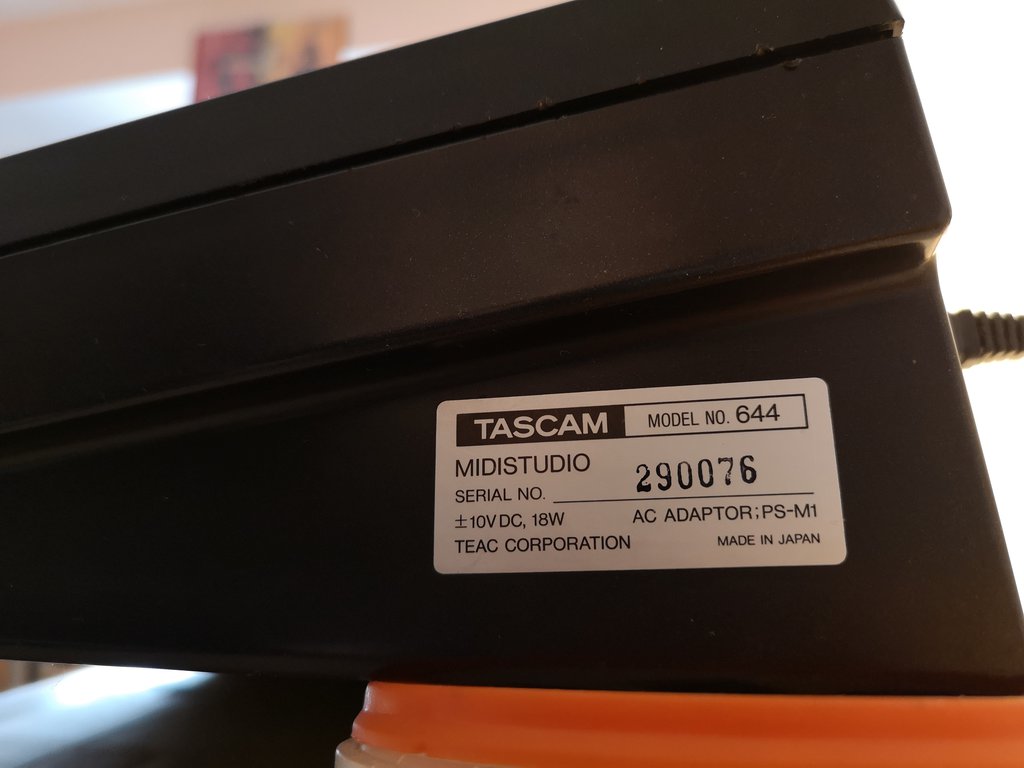  TASCAM(midistudio) model 644 - ремонт