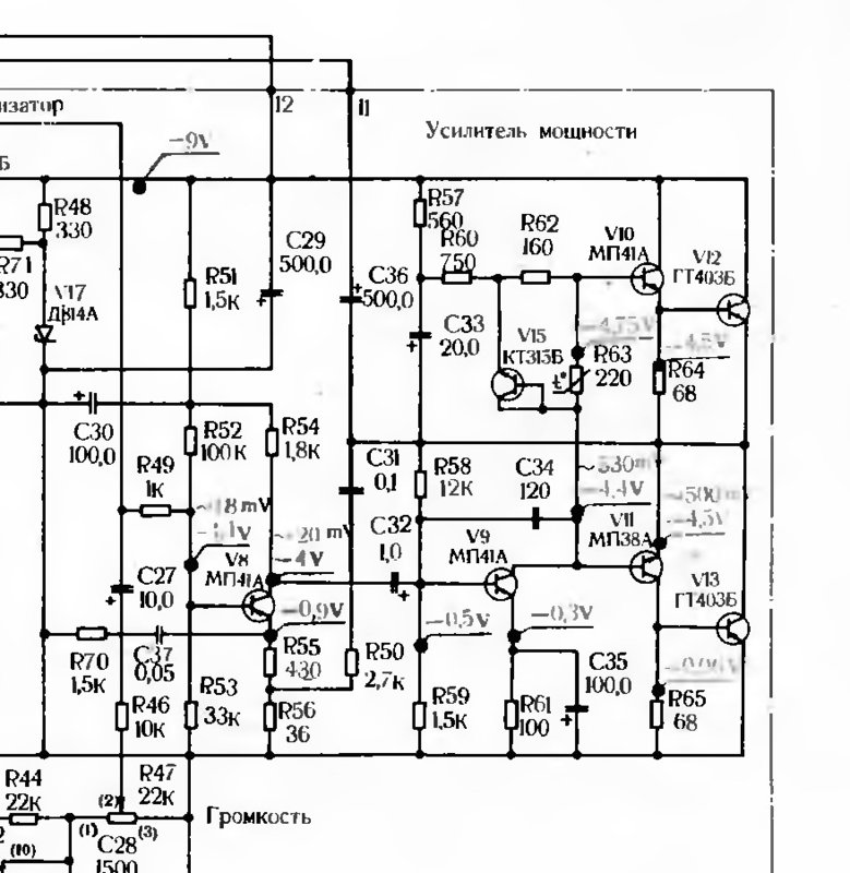 Унч на гт403 схема