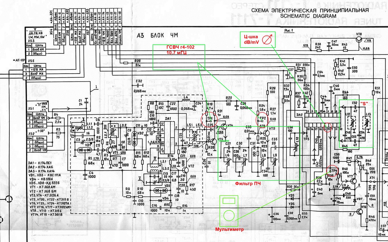 Radiotehnika t7111fs схема