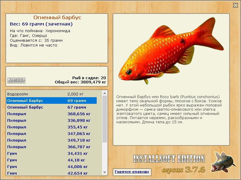 РУССКАЯ РЫБАЛКА Installsoft Edition 