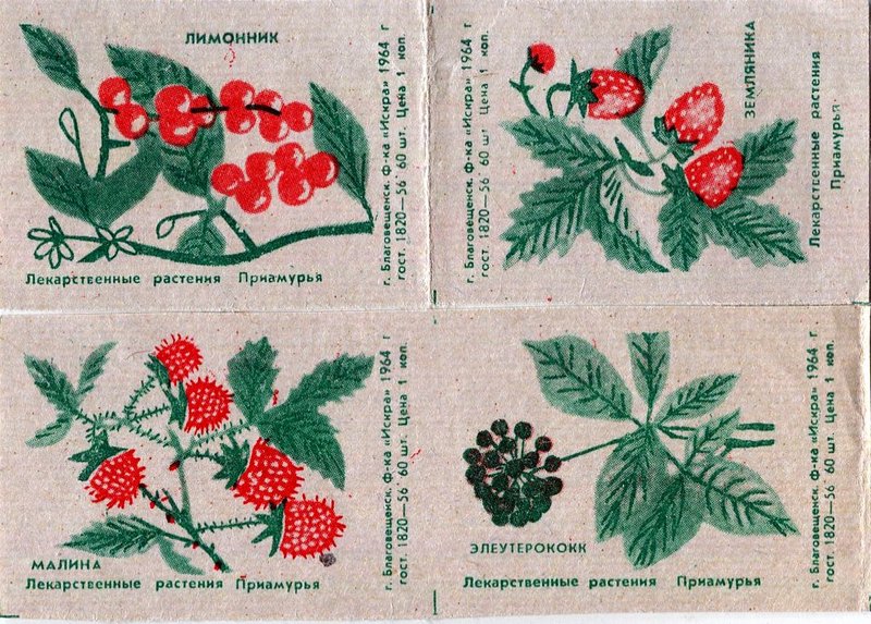  Спичечные этикетки Благовещенской фабрики 