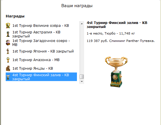 турниры • РУССКАЯ РЫБАЛКА