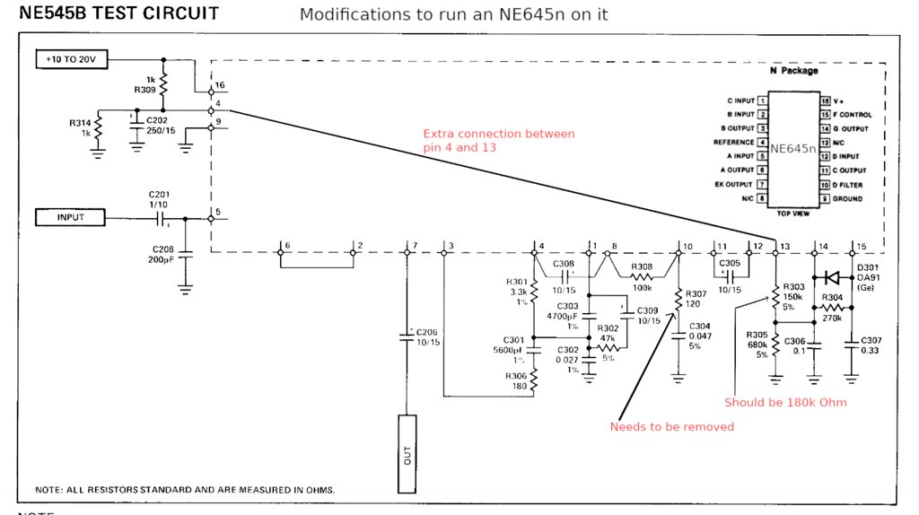 Ne545b схема включения