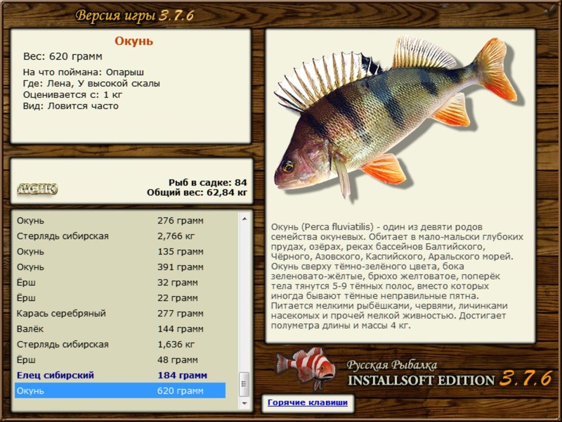 РУССКАЯ РЫБАЛКА Installsoft Edition 