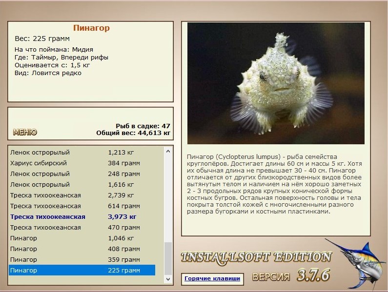 РУССКАЯ РЫБАЛКА Installsoft Edition 