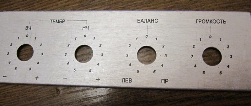 Вариант нанесения надписей .