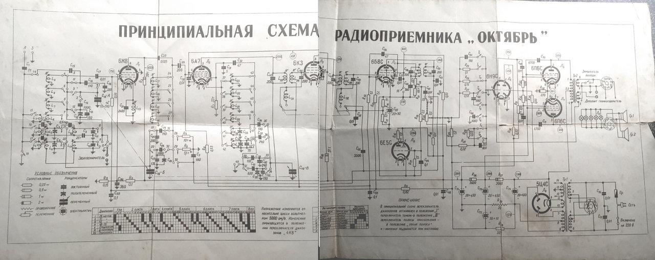  Радиоприёмник сетевой ламповый 