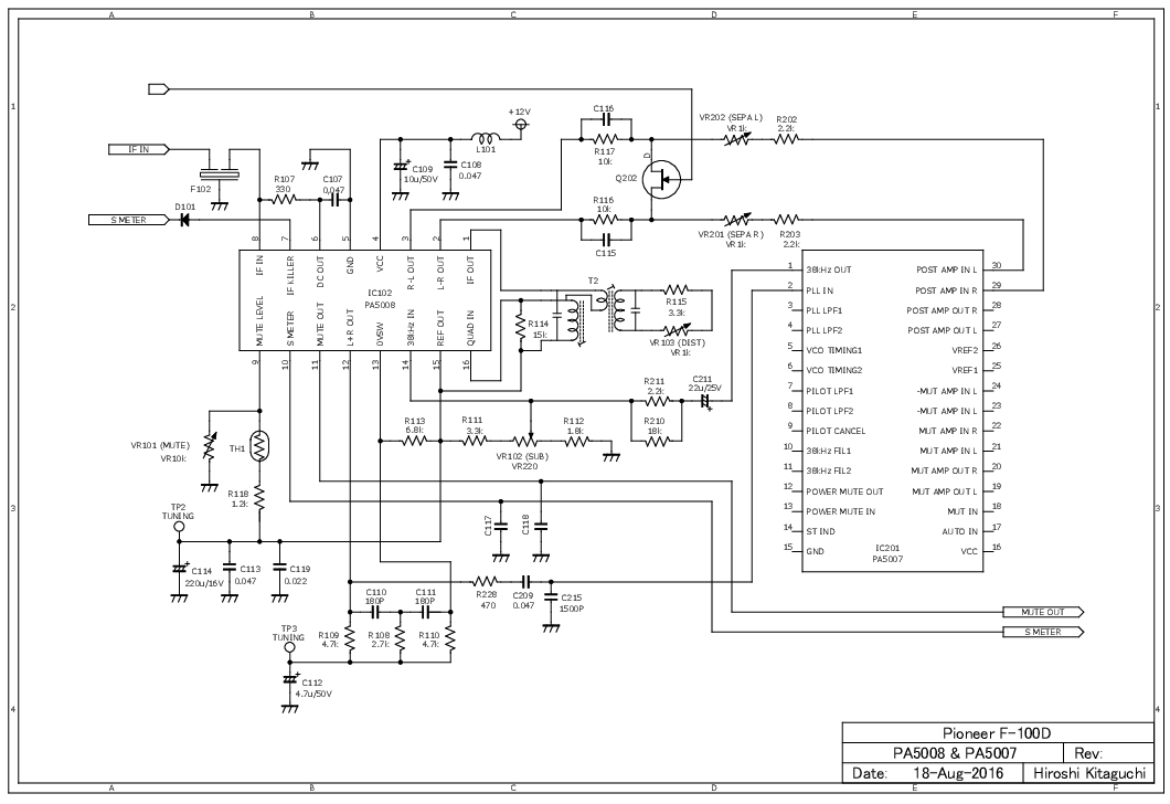  Назначение катушки в тюнере Pioneer f-502rds