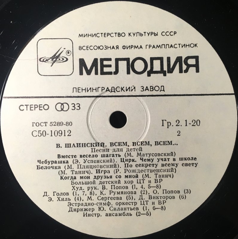  Мелодиевские миспринты(misprints).