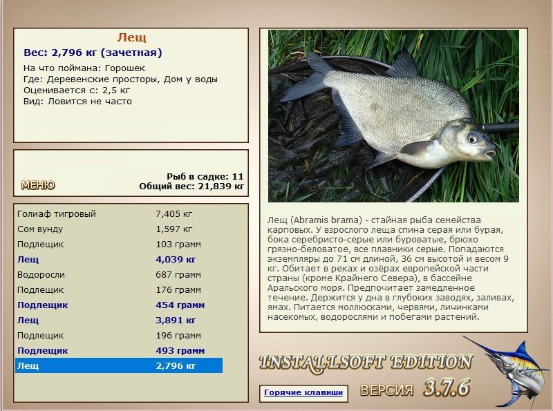 РУССКАЯ РЫБАЛКА Installsoft Edition 