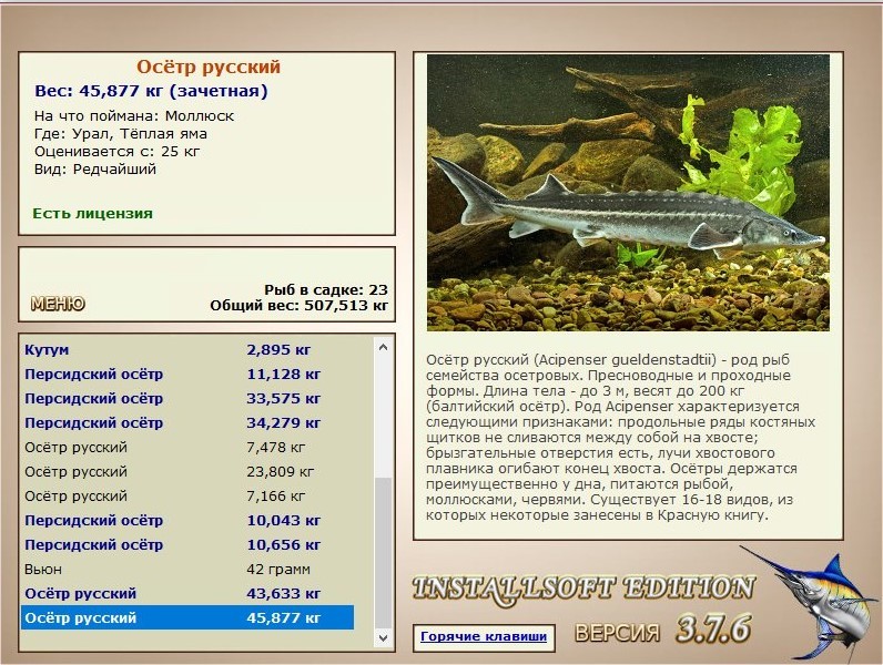 РУССКАЯ РЫБАЛКА Installsoft Edition 