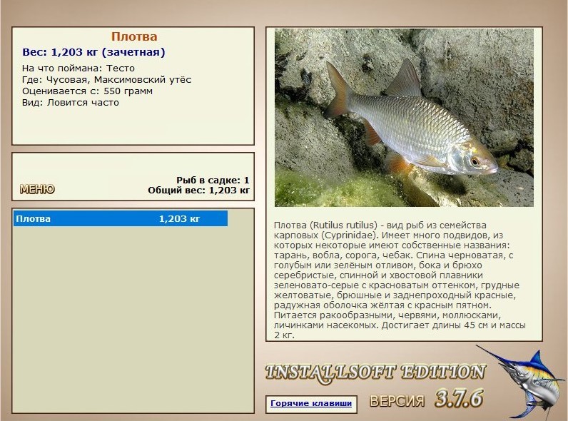 РУССКАЯ РЫБАЛКА Installsoft Edition 
