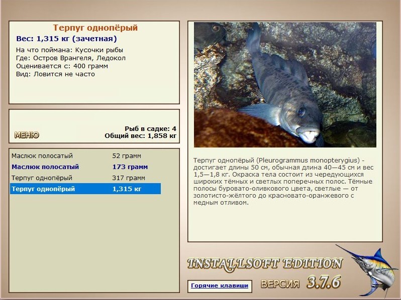 РУССКАЯ РЫБАЛКА Installsoft Edition 