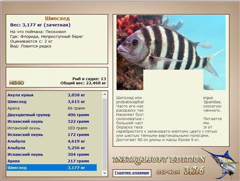 РУССКАЯ РЫБАЛКА Installsoft Edition 