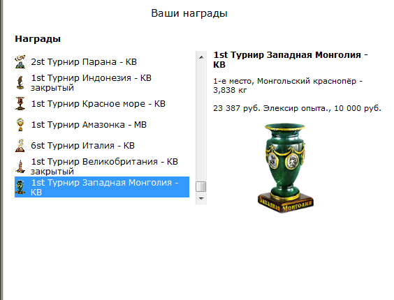 турниры • РУССКАЯ РЫБАЛКА