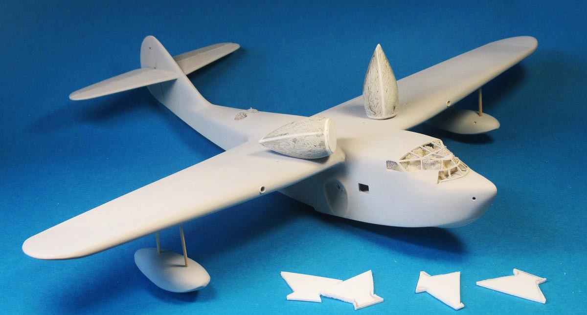 Морская коллекция: Douglas YB-11, 1:72, самоделка