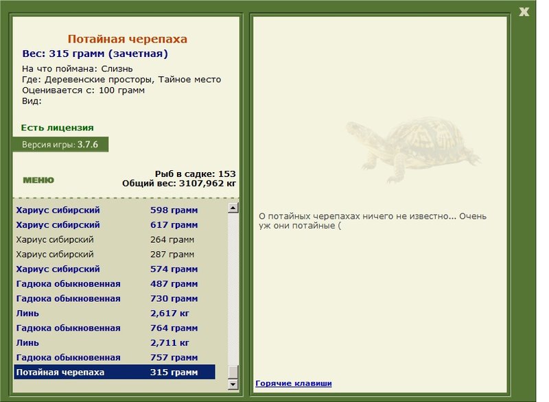 Потайная черепаха 