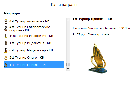 турниры • РУССКАЯ РЫБАЛКА