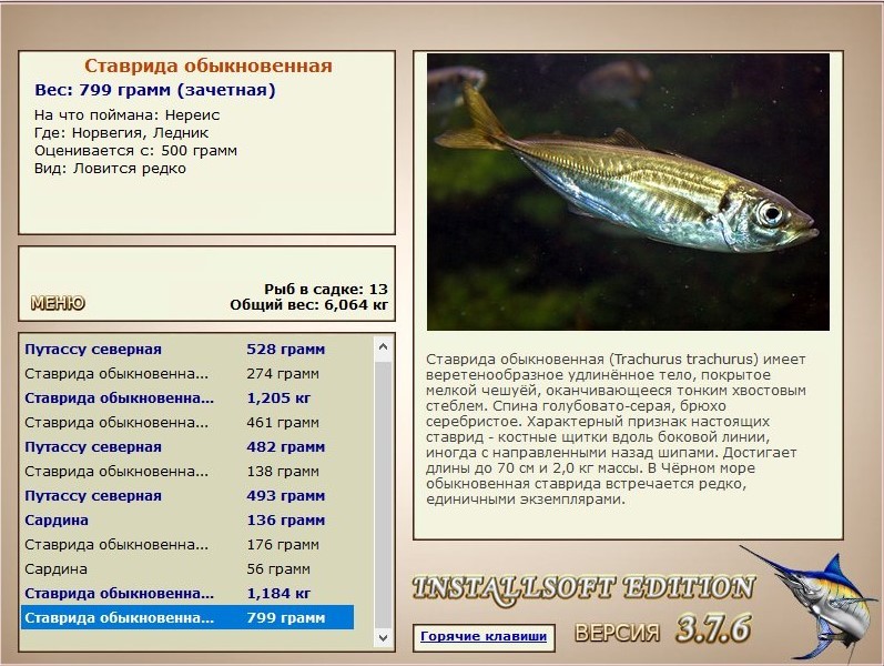 РУССКАЯ РЫБАЛКА Installsoft Edition 