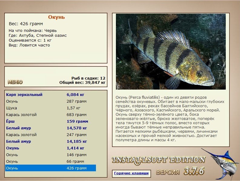 РУССКАЯ РЫБАЛКА Installsoft Edition 