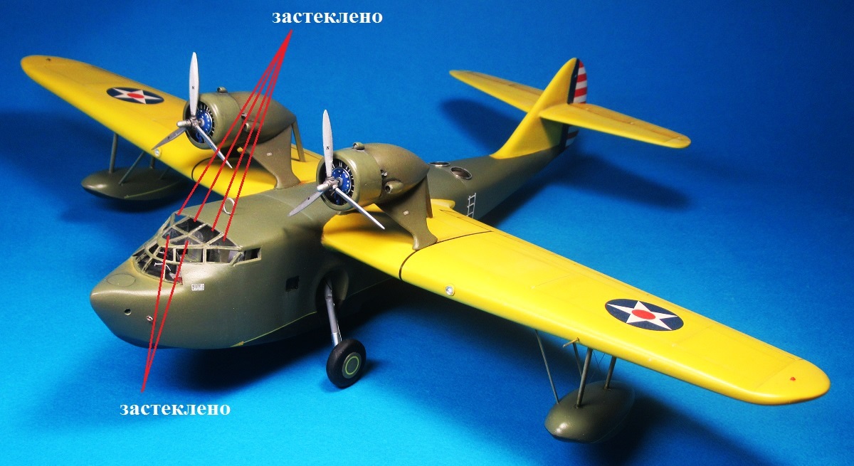 Морская коллекция: Douglas YB-11, 1:72, самоделка