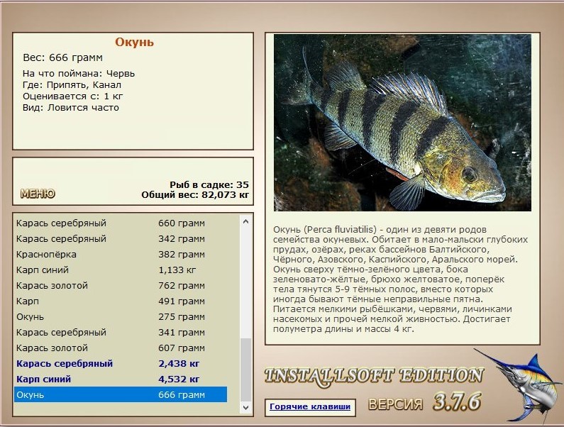 РУССКАЯ РЫБАЛКА Installsoft Edition 
