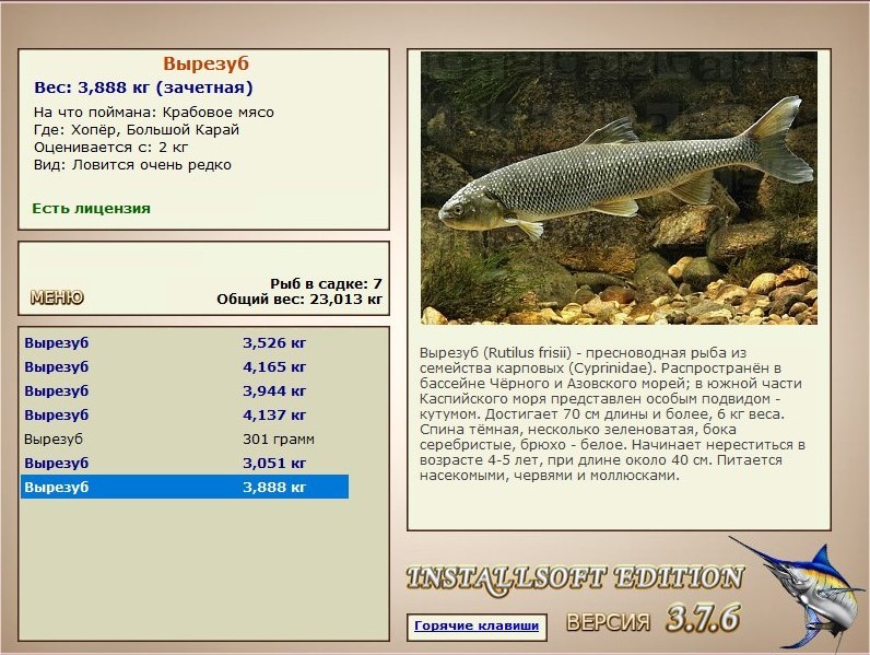 РУССКАЯ РЫБАЛКА Installsoft Edition 